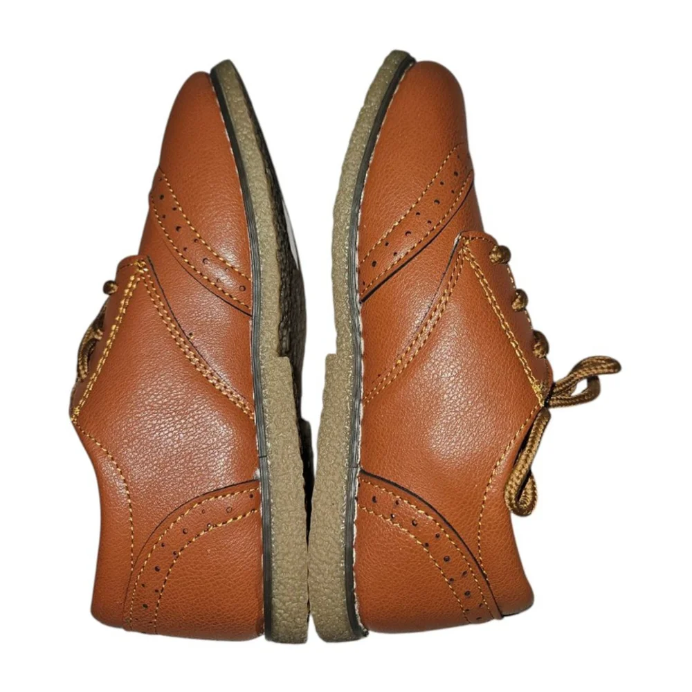 Boy's MECKIOR Brown Dress Shoes Size 30